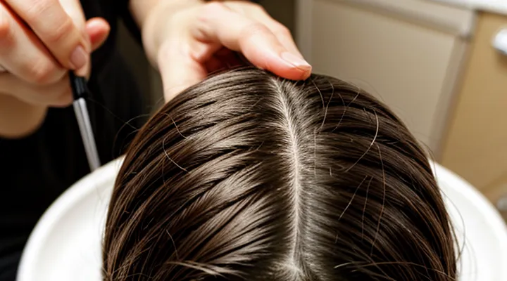 What do lice look like on hair?