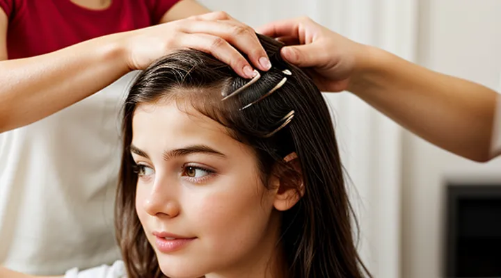 What do lice nits look like on hair?