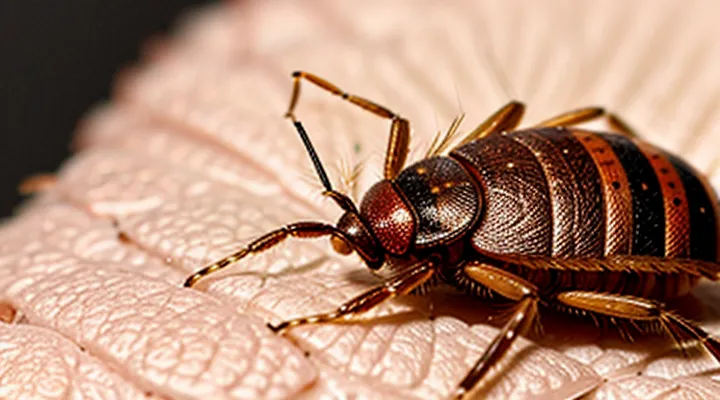 What does a bedbug bite look like on a human body?