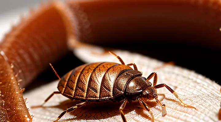 What does a bedbug bite look like on human skin?