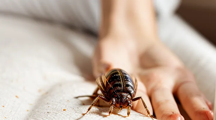 What does a bedbug bite look on human skin?