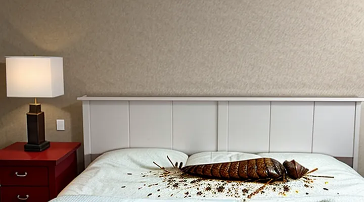 What does a bedbug bite site look like?