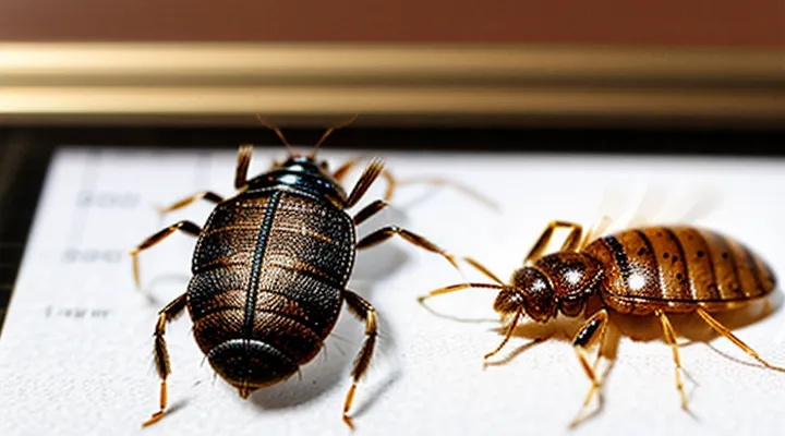 What does a bedbug look like: photos and dimensions?
