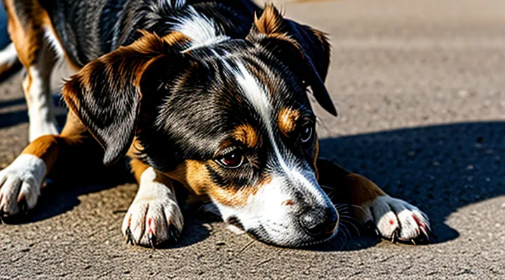 What does a blood‑engorged tick look like on a dog?