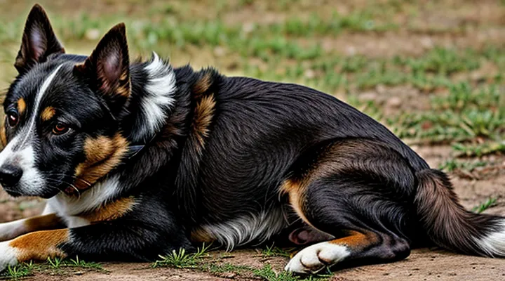 What does a blood‑fed tick look like on a dog?