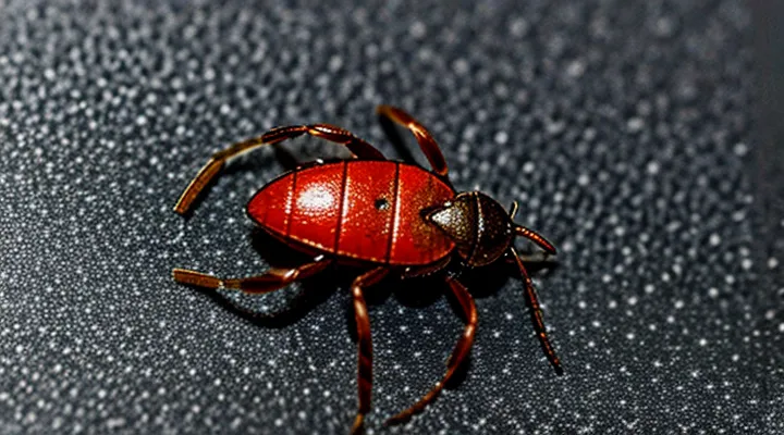 What does a blood‑fed tick look like?