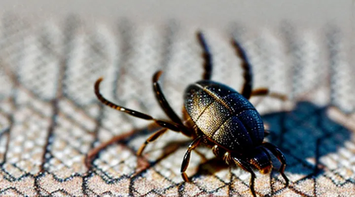 What does a detached tick look like?