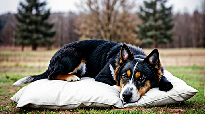 What does a dream about lice on a dog mean?