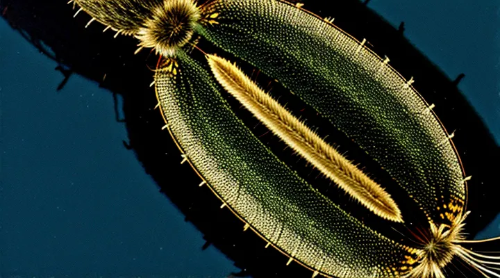 What does a flea look like under a microscope?