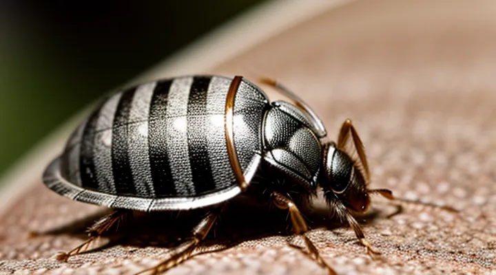 What does a human louse look like in a photo?