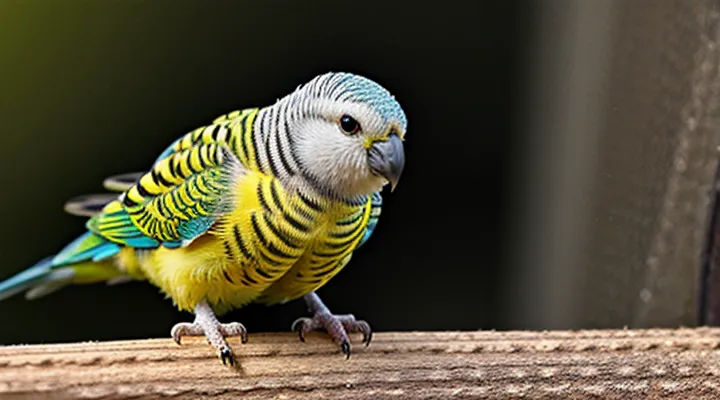 What does a mite look like on a budgerigar?