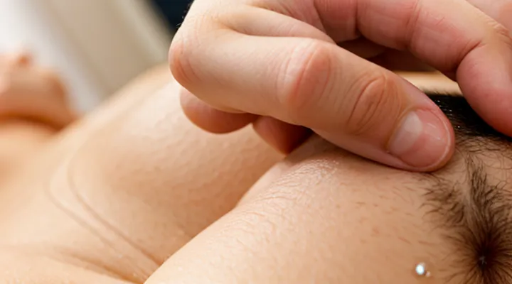 What does a pubic lice bite look?