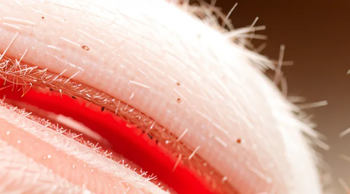 What does a scabies mite bite look?