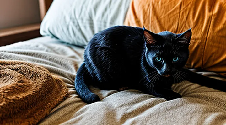 What does a scabies mite look like on cats?