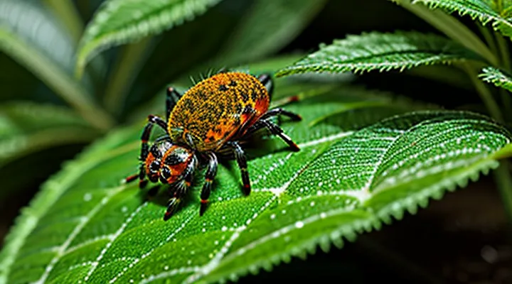 What does a spider mite look like on indoor plants?