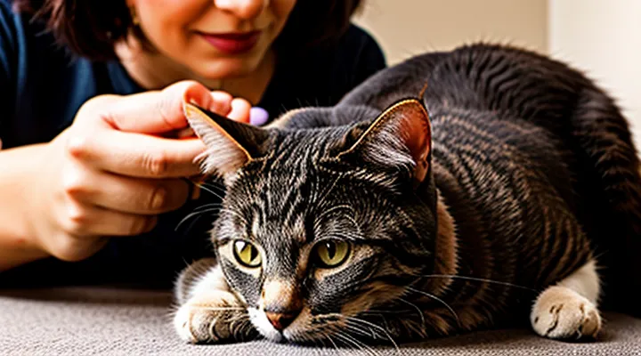 What does a subcutaneous tick look like on a cat?
