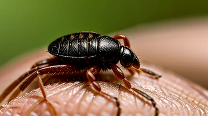 What does a tick bite look like on a human?