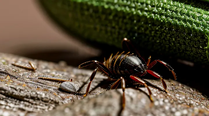 What does a tick do when it feeds on blood?