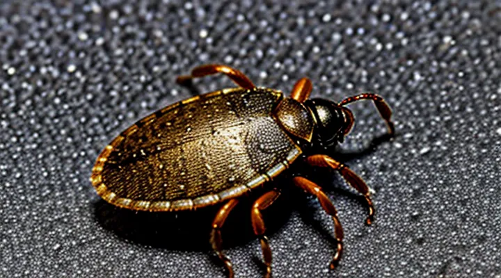 What does a tick that has embedded in skin look like?