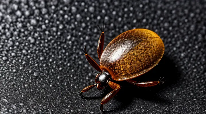 What does an engorged tick look like?