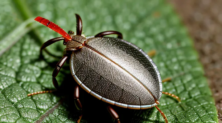 What does it look like when a tick goes under the skin?