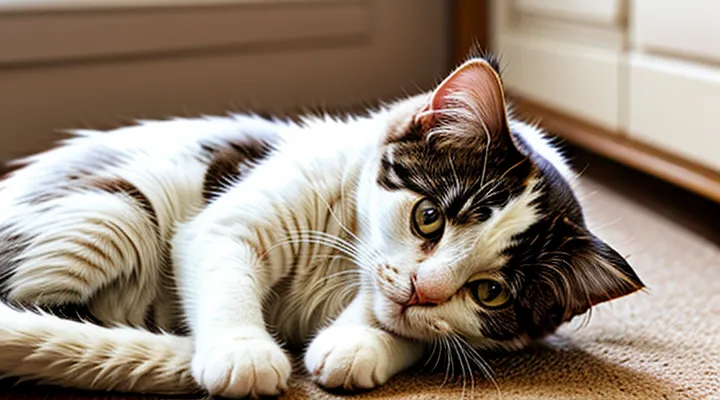 What does it mean to dream of fleas on a cat for a woman?