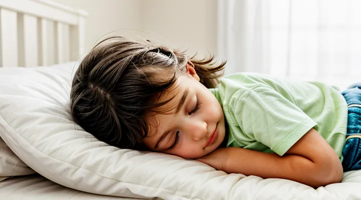 What does it mean to dream of lice in a child's sleep?