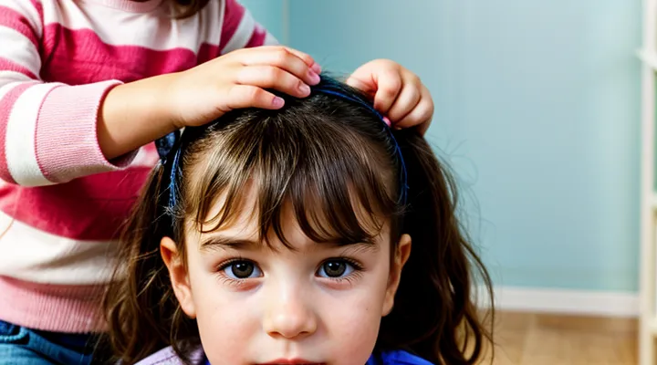 What does it mean when a child dreams of lice on the head?