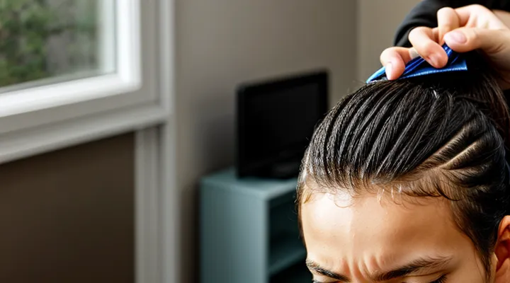 What does it signify when lice infest the head?