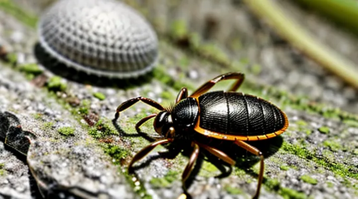 What does the site of a tick bite look like?