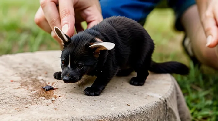 What does the wound look like after a tick bite?