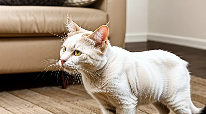 What happens if a cat licks flea drops off its back?