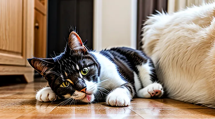 What happens if a cat licks off flea drops?