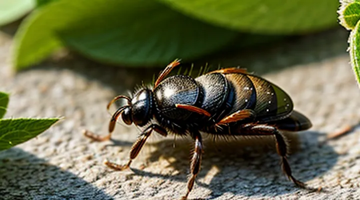 What happens if a tick bites and then falls off?