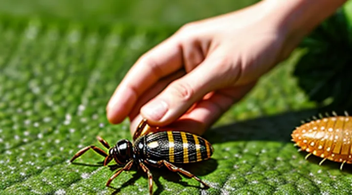 What happens if you touch a tick?