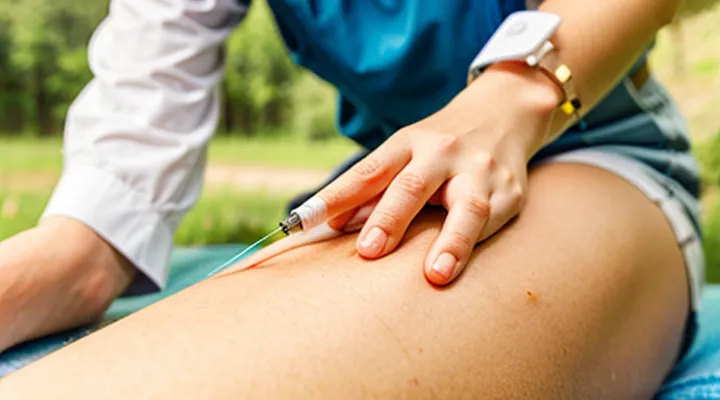 What injection is given after a tick bite?