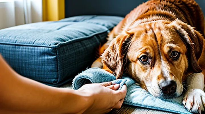 What is a quick and effective way to treat a dog for fleas at home?