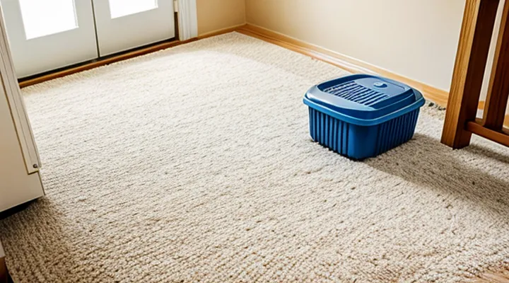 What is a quick method to treat floors for fleas in a house?