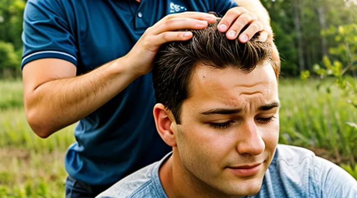 What is the bump on the head after a tick bite?