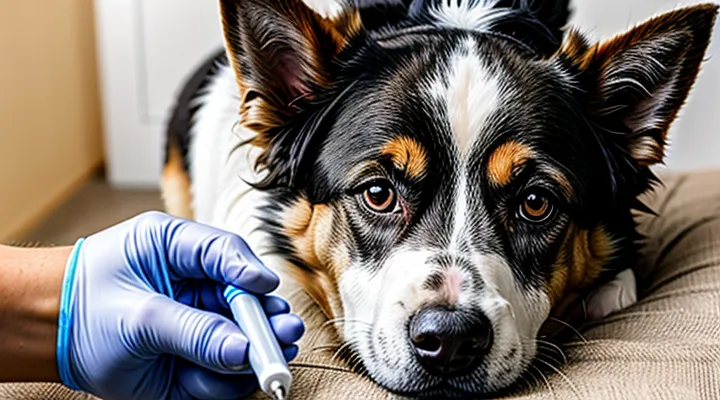 What is the injection called for treating subcutaneous ticks in dogs?