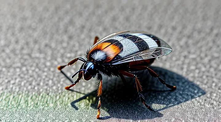 What is the name of the winged insect that looks like a tick?