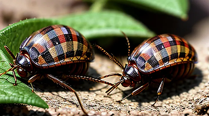 What scent does a garden bedbug emit?