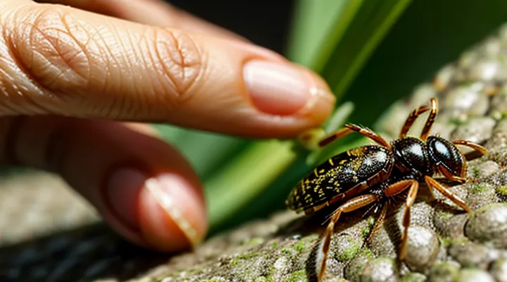 What sensations are caused by tick bites?