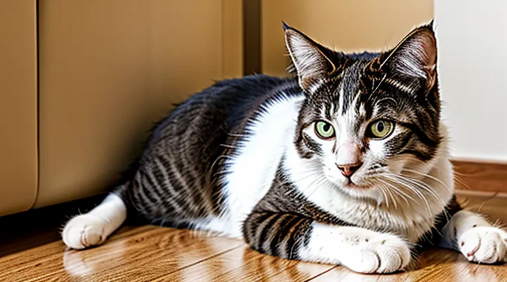 What should be done if a cat has a tick at home?