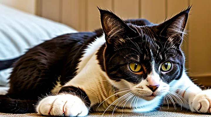 What should be done if a cat licks after flea drops?