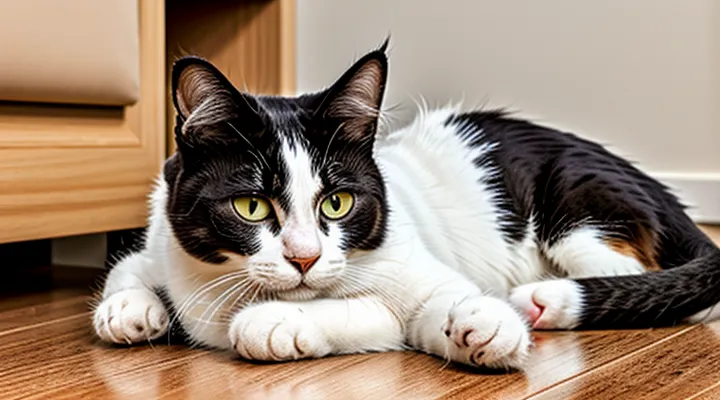 What should be done if a cat licks off flea medication?