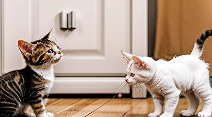 What should be done if a kitten licks flea drops?