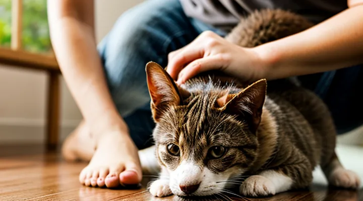 What should be done if a person is bitten by fleas?