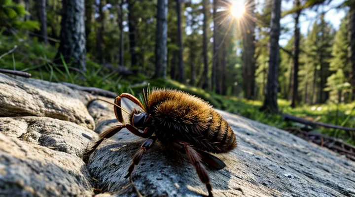 What should be done if a tick bite occurs in the forest and immediate medical care is unavailable?