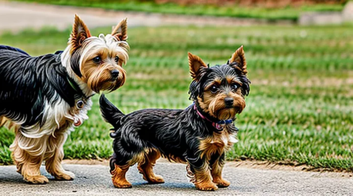 What should be done if a Yorkshire Terrier has fleas?